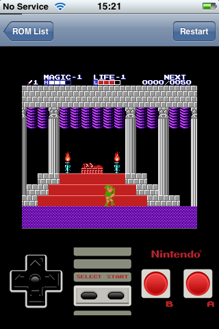 Illustration for article titled iPhone NES Emulator Tested